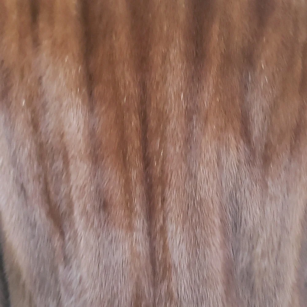 Mink fur long coat - Picture 5 of 5